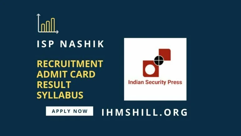 ISP Nashik Recruitment 2022 – 85 कनिष्ठ तंत्रज्ञ पदांची भरती