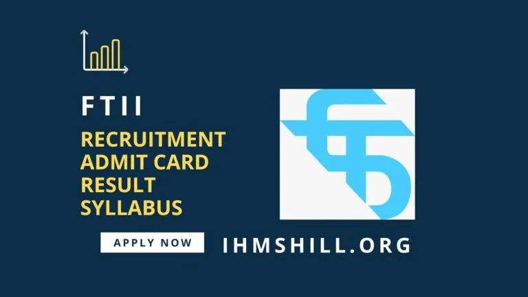 FTII Recruitment 2023 – 84 एमटीएस, तंत्रज्ञ आणि विविध पदांची भरती
