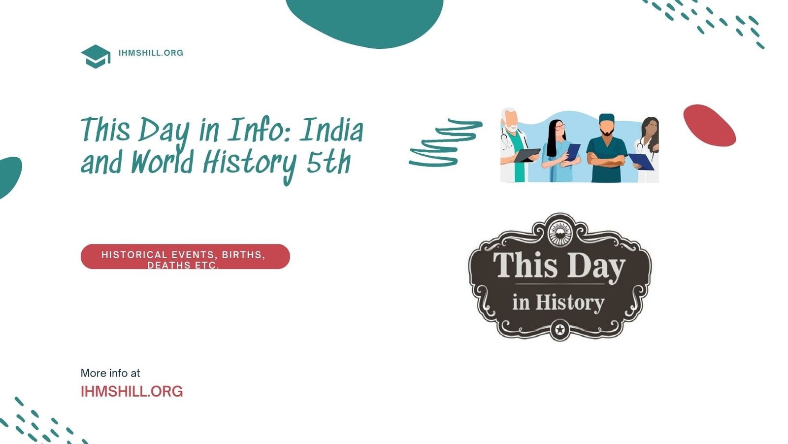 This Day in Info: India and World History 5th